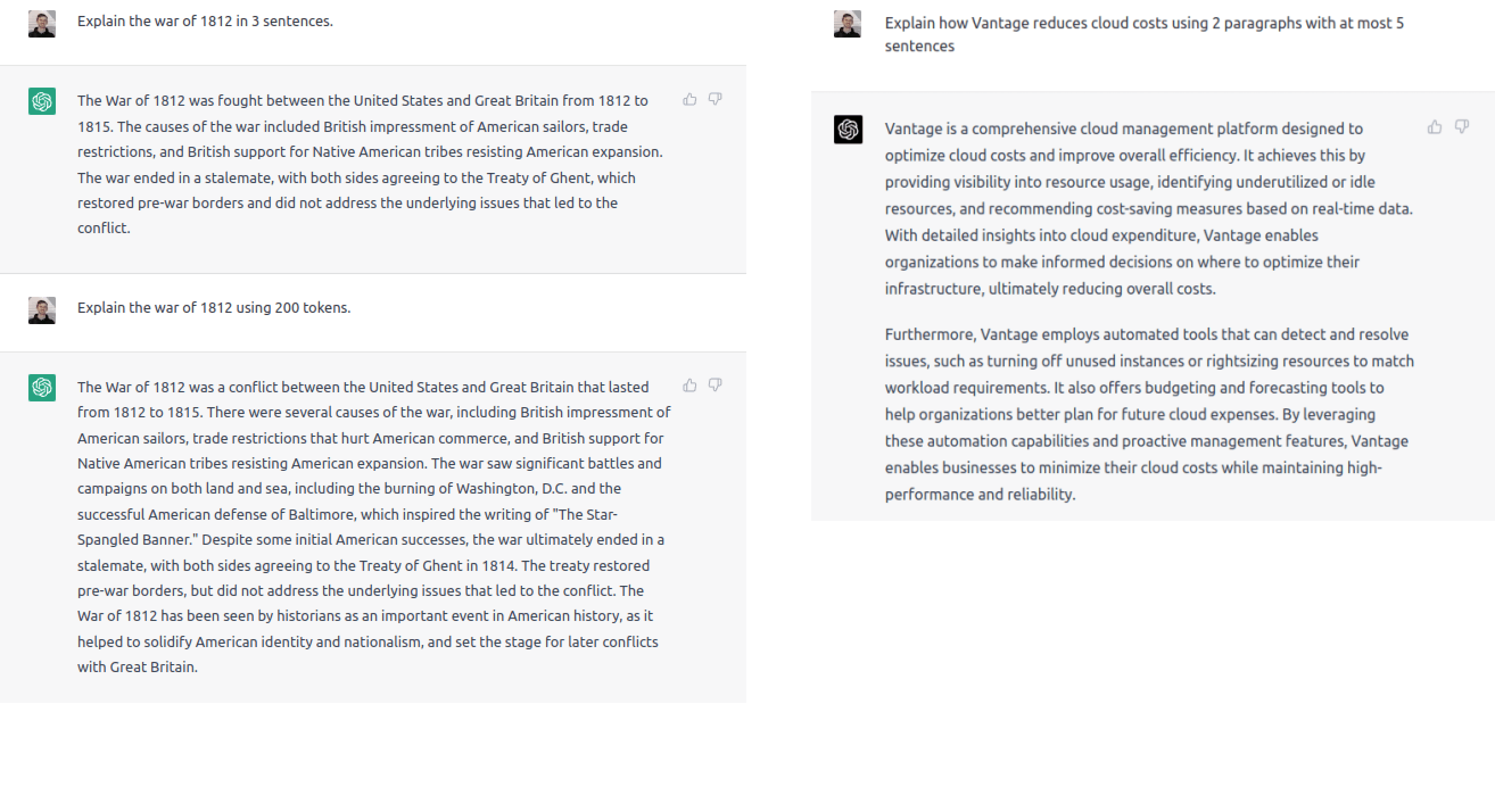 Controlling output length