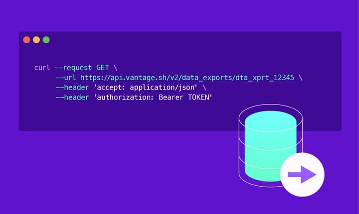 Vantage Launches a Data Export API