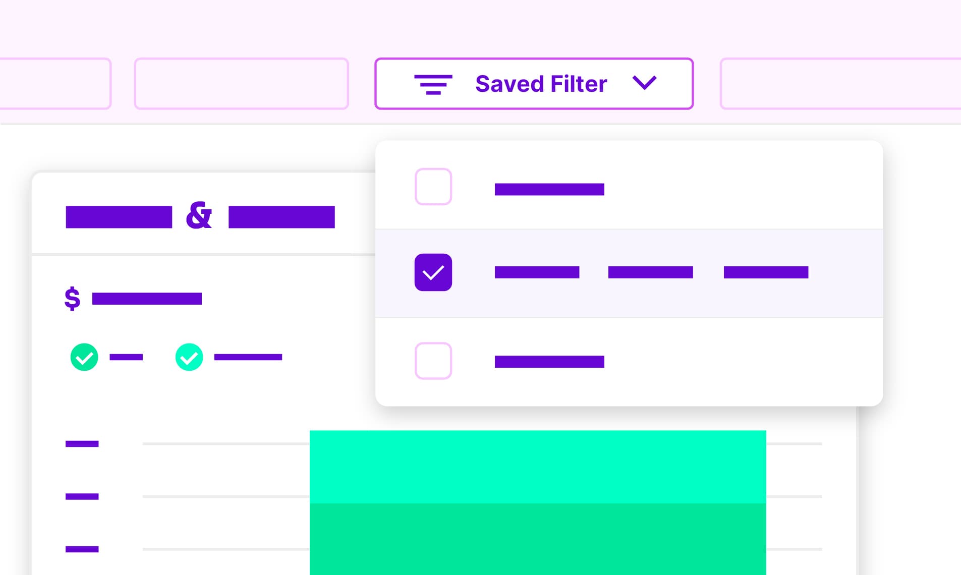 Vantage Adds Saved Filters to Dashboards